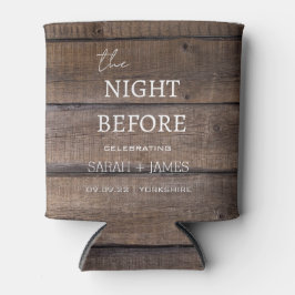 Enfriador De Latas Madera Rustica Moderna La Noche Antes Del Boda
