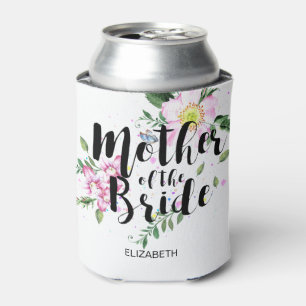 Enfriador De Latas Madre de la novia Boda de acuarela floral
