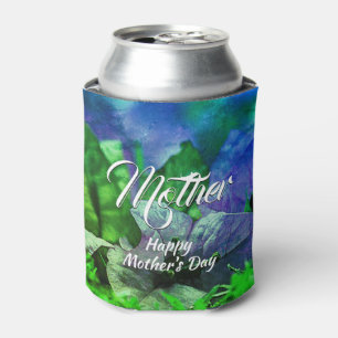 Enfriador De Latas MADRE Floral Azul personalizada