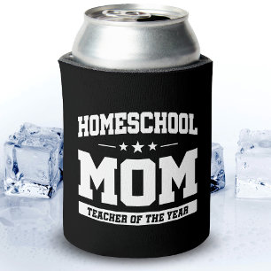 Enfriador De Latas Maestra de escuela primaria, mamá