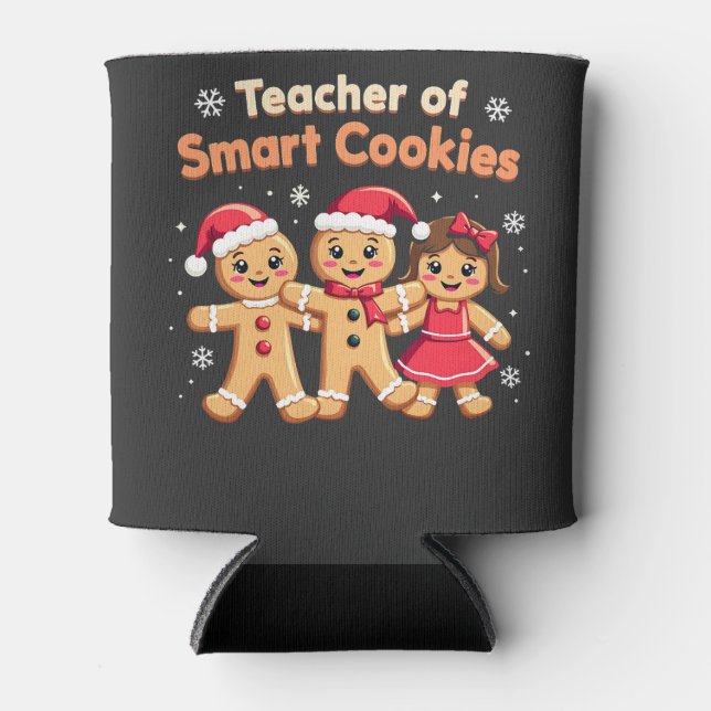 Enfriador De Latas Maestra de Navidades de las cookies inteligentes (Anverso)