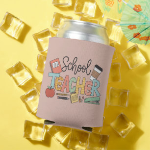 Enfriador De Latas Maestra enseñando regalos a futuros líderes