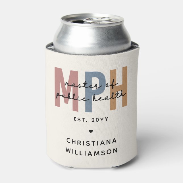 Enfriador De Latas Maestría en Salud Pública del Ministerio de Salud  (Lata Anverso)