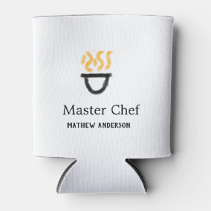 Enfriador De Latas Maestro chef agregar nombre sartén negra humo de f