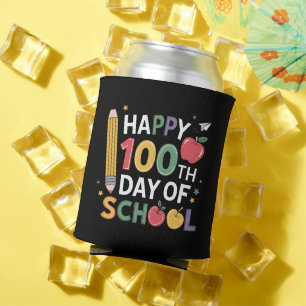 Enfriador De Latas Maestros del Día 100 de la Escuela Feliz 100 Días