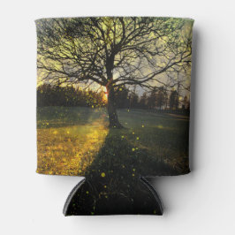 Enfriador De Latas Magical fireflies dreamy landscape