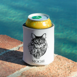 Enfriador De Latas Maine Coon Cat Personalizado