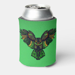 Enfriador De Latas Majestic Emerald Owl