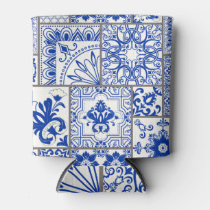 Enfriador De Latas Majólica victoriana: Patrón de mosaico de mosaico 