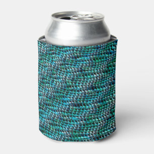 Enfriador De Latas Malla de la chaqueta torcida y ondulada, verde cin