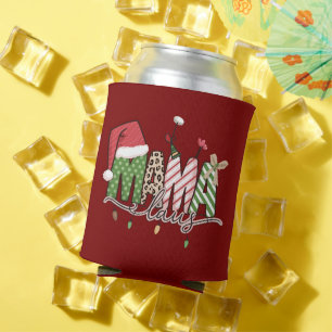 Enfriador De Latas Mama Claus Navidades Divertidas Navidades Mamá