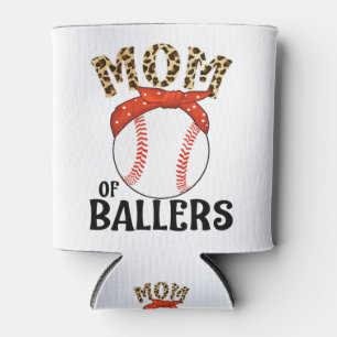 Enfriador De Latas Mamá De Ballers Es Madre De Un Juego De Softbol De
