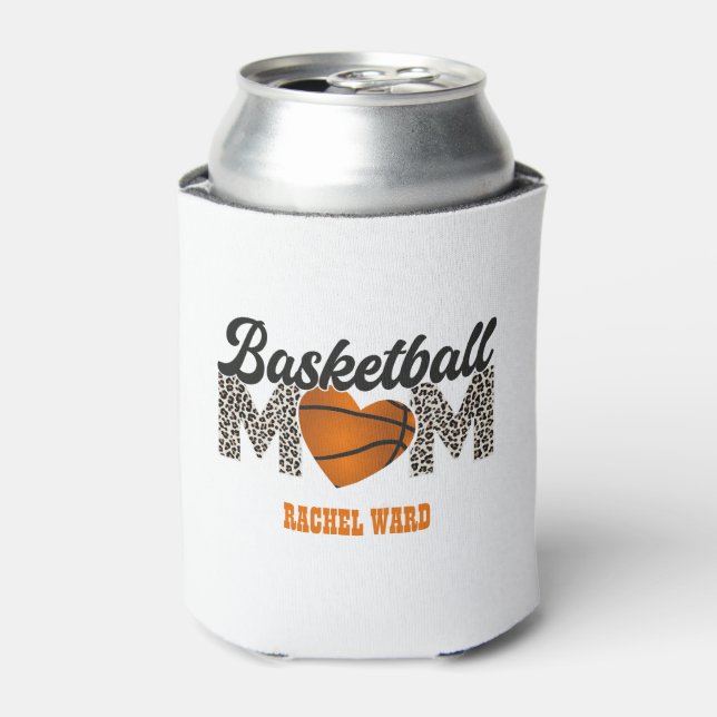 Enfriador De Latas Mamá de baloncesto (Lata Anverso)