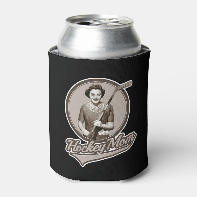Enfriador De Latas Mamá de hockey (Lata Anverso)