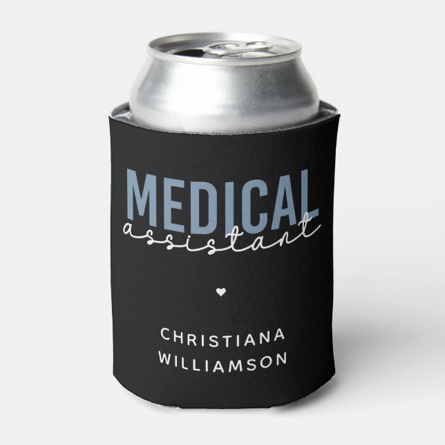 Enfriador De Latas MAMÁES de Auxiliar Médico personalizado | Auxiliar (Lata Anverso)