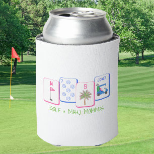 Enfriador De Latas Mamás de Golf & Mahj personalizadas / Golf & Mahjo