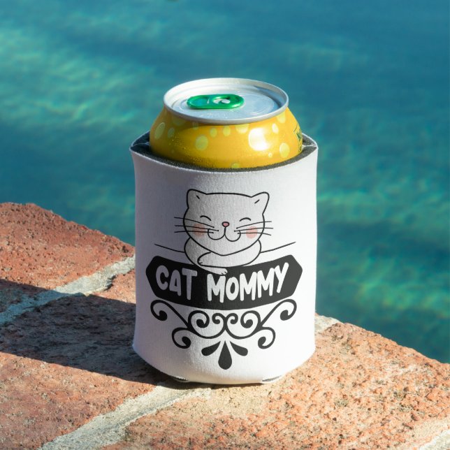 Enfriador De Latas Mami de gato mascota amantes de los animales (Piscina in situ)