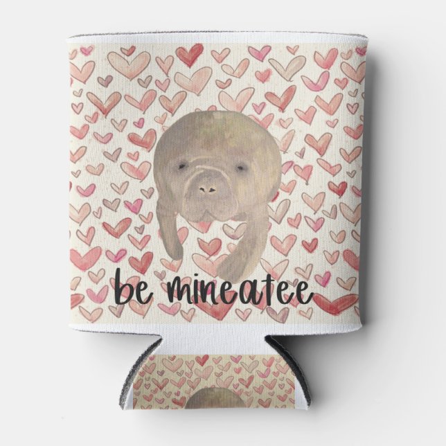 Enfriador De Latas Manatee Valentine (Anverso)