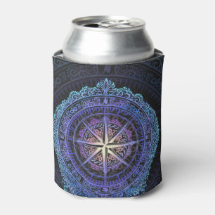 Enfriador De Latas Mandala de brújula celeste