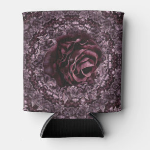 Enfriador De Latas Mandala de rosa 