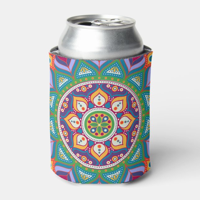 Enfriador De Latas Mandala Refrigerador de bebidas (Lata Anverso)