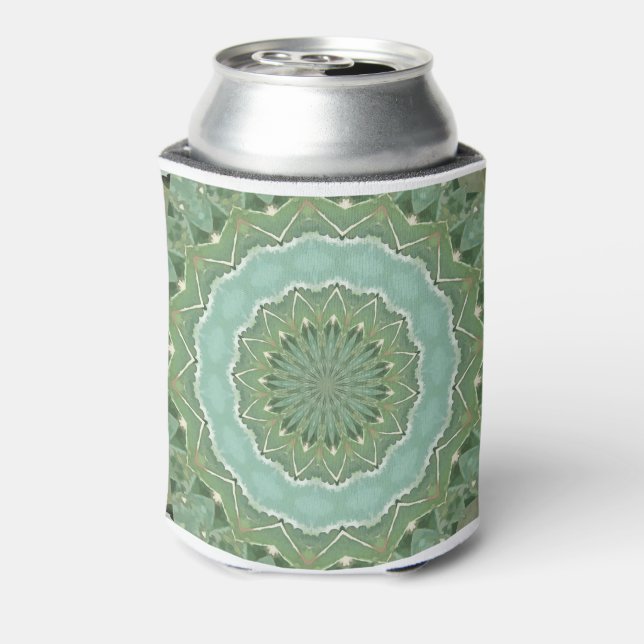 Enfriador De Latas Mandalá Suculento (Reverso de la lata)