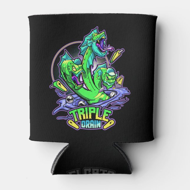 Enfriador De Latas Manga triple de Refrigerador de bebidas de drenaje (Anverso)