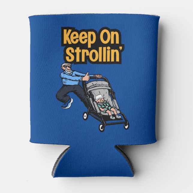 Enfriador De Latas Mangas aisladas para la bebida del abuelo de Guay (Anverso)