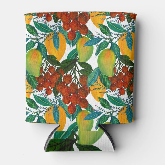 Enfriador De Latas Mango exótico: verano sin mar (Anverso)