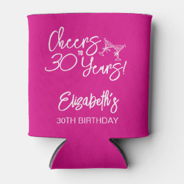 Enfriador De Latas Mano caprichosa rosada de moda, 30 años