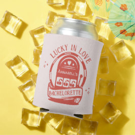 Enfriador De Latas Mano de Casino Afortunado en el Amor Dibujado a Ma