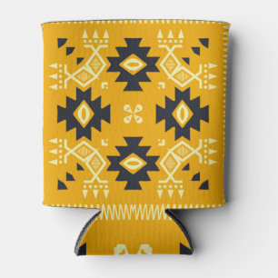 Enfriador De Latas Mantequilla cuadrada, batik floral paisley.