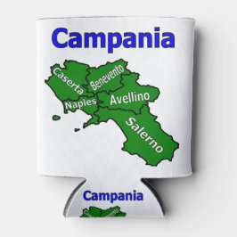 Enfriador De Latas Mapa de Campania con Provincias