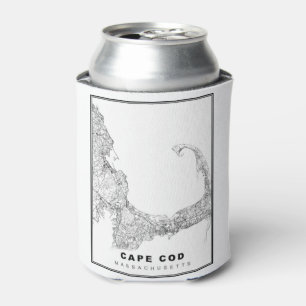 Enfriador De Latas Mapa de Cape Cod