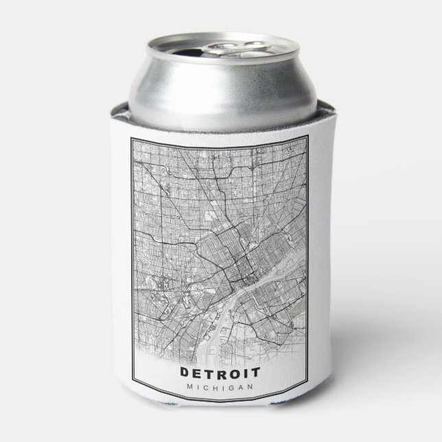 Enfriador De Latas Mapa de desvío (Lata Anverso)