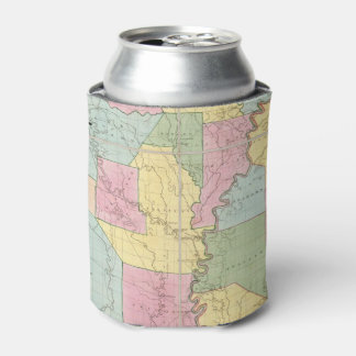 Enfriador De Latas Mapa de Misisipi, Luisiana y Arkansas