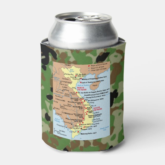 ENFRIADOR DE LATAS MAPA DE VIETNAM (Lata Anverso)