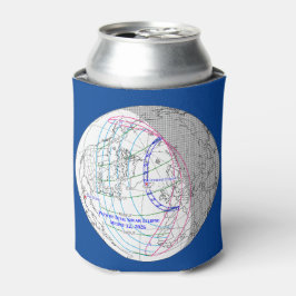 Enfriador De Latas Mapa del eclipse solar total de 2026