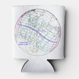 Enfriador De Latas Mapa del eclipse solar total de 2027
