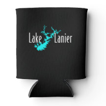 Mapa del lago Lanier Georgia Embarcaciones y Pesca