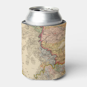 Enfriador De Latas Mapa hidrográfico, islas británicas