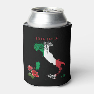 Enfriador De Latas *~* Mapa italiano de Italia Saluti Italia
