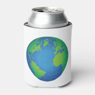 Enfriador De Latas Mapa mundial del planeta