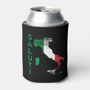 Enfriador De Latas *~* Mapa Saluti Italia de Italia