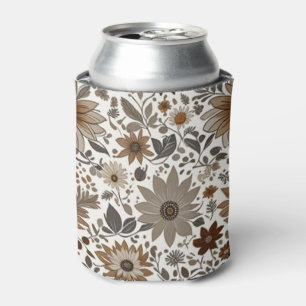 Enfriador De Latas Maple marrón gris deja Boda otoñal