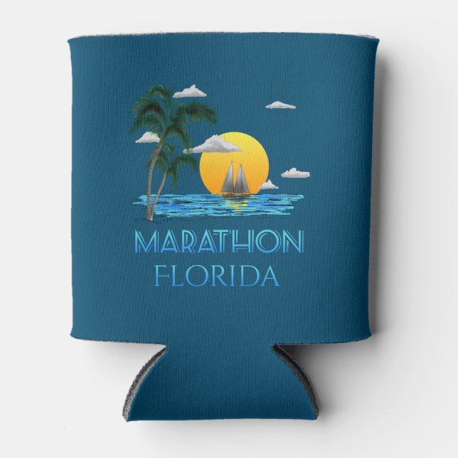 Enfriador De Latas Maratón de vela Florida (Anverso)