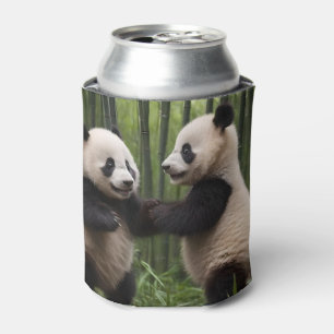 Enfriador De Latas Maravillas caprichosas: Los bebés pandas juegan en