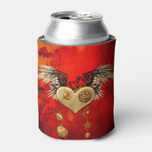 Enfriador De Latas Maravilloso corazón de steampunk