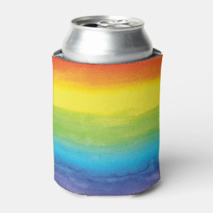 Enfriador De Latas Maravilloso orgullo arcoiris acuarela