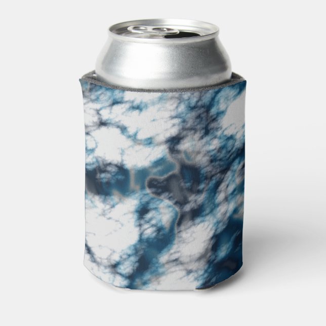 Enfriador De Latas Marble azul (Reverso de la lata)